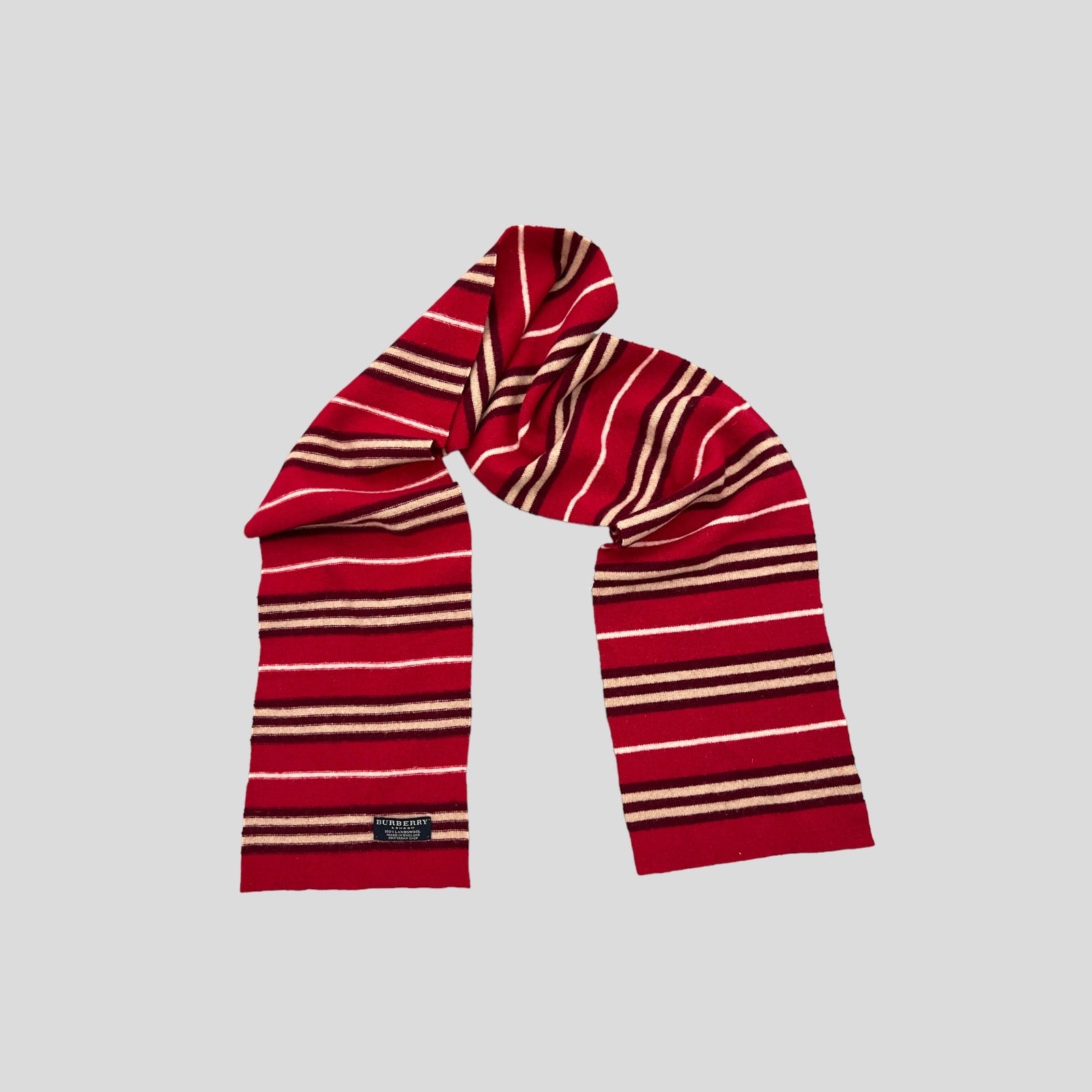 00S BURBERRY WOOL SCARF